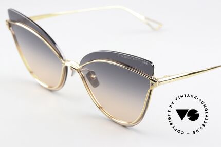 DITA Nightbird One Magical Cat-Eye Shades, elegant gradient sun lenses for 100% UV protection, Made for Women