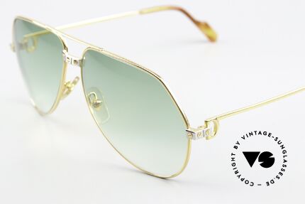 Cartier Vendome Santos - L 80's Luxury Aviator Frame, worn by actor Christopher Walken (JAMES BOND, 1985), Made for Men and Women