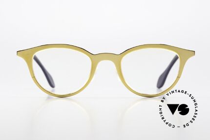 Theo Belgium Mille 21 Glossy Chrome Gold 24ct, mille+21, color Au = Aurum = 24ct gold-plated, Made for Women
