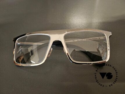 Theo Belgium Mille 27 Shiny Chrome Palladium, unworn vintage model in size 45-24, 135mm, Made for Men and Women