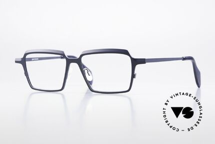 Theo Belgium Flanders Square Titanium Eyewear Details