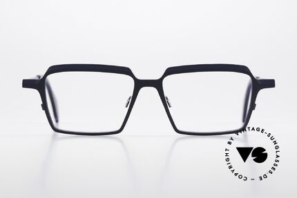 Theo Belgium Flanders Square Titanium Eyewear, square unisex shape:  men's and ladies eyeglasses, Made for Men and Women