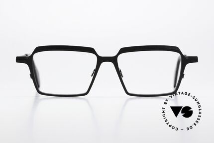 Theo Belgium Flanders Pure Titanium Frame, square unisex shape:  men's and ladies eyeglasses, Made for Men and Women