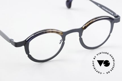 Theo Belgium Piece Round Frame Unisex Panto, 138mm frame width: rather a medium - large size, Made for Men and Women
