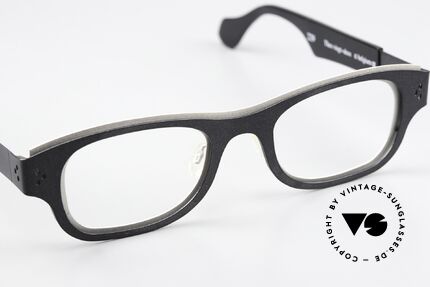 Theo Belgium Vingt Deux Two-Tone Designer Glasses, unworn; like all our vintage Theo eyewear specs, Made for Men and Women