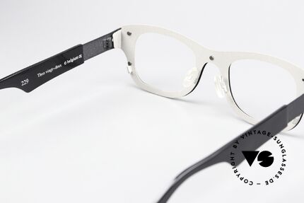 Theo Belgium Vingt Deux Two-Tone Designer Glasses, the full rimmed frame can be glazed optionally, Made for Men and Women