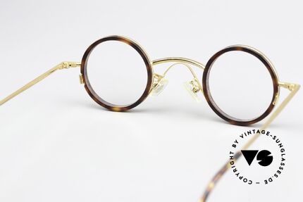 Christian Roth 2408 Round Frame Bauhaus Style, unworn masterpiece for design lovers from 1994, Made for Men and Women