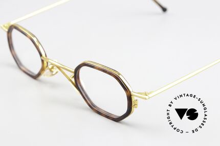 Christian Roth 2401 Square Frame Bauhaus Style, lens height 27mm = ideal for high prescriptions, Made for Men and Women