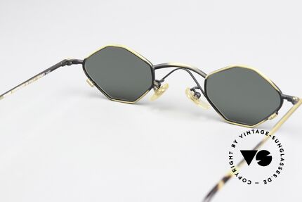 Christian Roth 2402 Octag Frame Antique Gold, the SMALL frame is perfect for strong prescriptions, Made for Men and Women