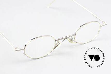 Christian Roth 2400 Small Oval Eyeglass-Frame, puristic & functional frame design: Bauhaus style, Made for Men and Women