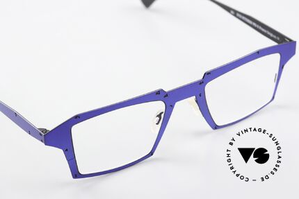 Theo Belgium Eye-Witness WB Square Designer Specs, NO RETRO EYEWEAR, but an approx. 15 years old original, Made for Men and Women