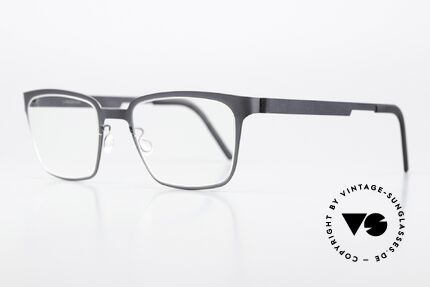 Lindberg 9627 Strip Titanium Striking Designer Specs, light as a feather but extremely stable & very durable, Made for Men and Women