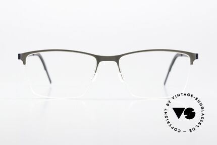 Lindberg 7405 Strip Titanium Square Men's Eyeglasses, model 7405, T407, size 54-16, 135 temple & color U13, Made for Men