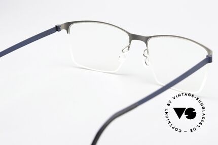 Lindberg 7405 Strip Titanium Square Men's Eyeglasses, orig. DEMO lenses can be replaced with prescriptions, Made for Men