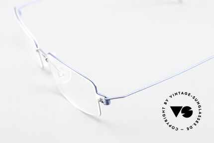 Lindberg Flemming Air Titan Rim Square Titanium Glasses, extremely strong, resilient and flexible (and 3g only!), Made for Men and Women