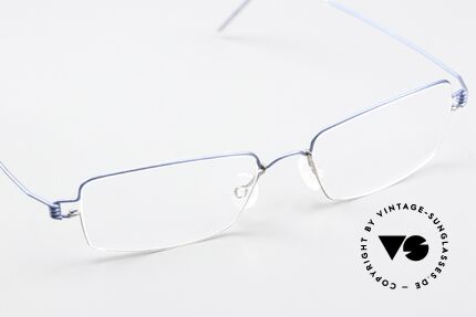 Lindberg Flemming Air Titan Rim Square Titanium Glasses, simple & strong frame: free from screws, rivets & welds, Made for Men and Women