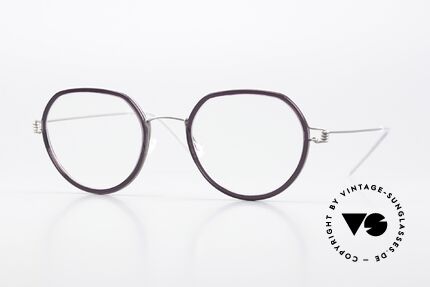 Lindberg Gillian Air Titan Rim Titanium and Dark Violet Details