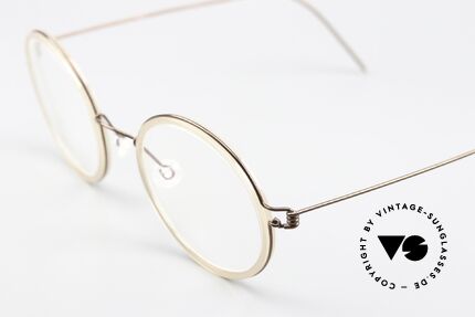 Lindberg Cameron 48 Air Titan Rim Round Eyewear Women Men, simply timeless, stylish and innovative: grade 'vintage', Made for Men and Women