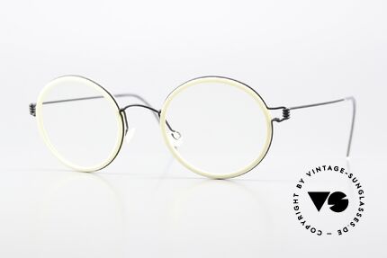 Lindberg Cameron 46 Air Titan Rim Titan Frame Black White Details