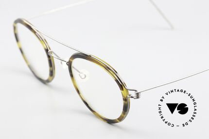 Lindberg Teitur 46 Air Titan Rim Striking Panto Frame Titan, striking refined Air Titan frame with Acetate inner rim, Made for Men and Women
