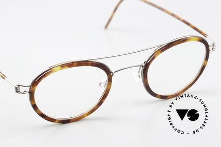 Lindberg Teitur 44 Air Titan Rim Lightweight Panto FRame, unworn, NOS, with an original hard case by LINDBERG, Made for Men and Women