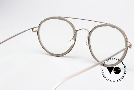 Lindberg Teitur 49 Air Titan Rim Lightweight Panto Round, clear Lindberg DEMO lenses can be replaced optionally, Made for Men and Women