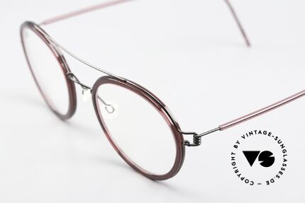 Lindberg Teitur 49 Air Titan Rim Award-Winning Eyewear, striking refined Air Titan frame with Acetate inner rim, Made for Men and Women