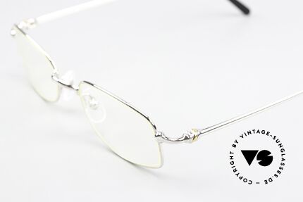 Cartier Sadir Platinum Thin Rim Series, unworn; lens heigth 32mm almost suitable for progressive, Made for Men and Women