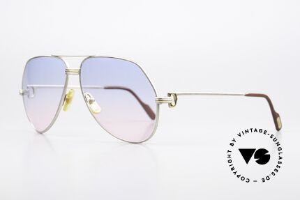 Cartier Vendome LC - L Baby-Blue Pink Gradient Lens, this pair (with L.Cartier decor) in LARGE size 62-14, 140, Made for Men