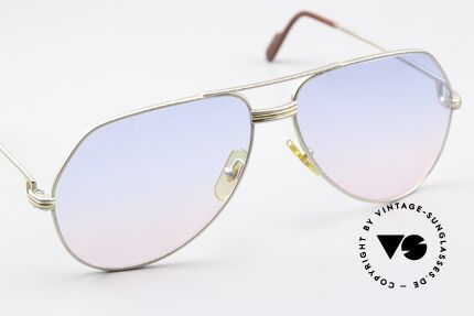Cartier Vendome LC - L Baby-Blue Pink Gradient Lens, 2nd hand but in mint condition incl. original Cartier box, Made for Men