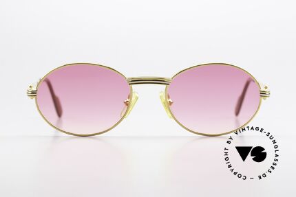 Cartier Saint Honore - S Pink Gradient Sun Lenses, precious and timeless design, in S size 49°18, 130, Made for Men and Women