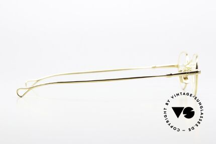 Lunor V 103 Timeless Frame Yellow Gold, of course, an unworn original with TITANIUM nose pads, Made for Men and Women