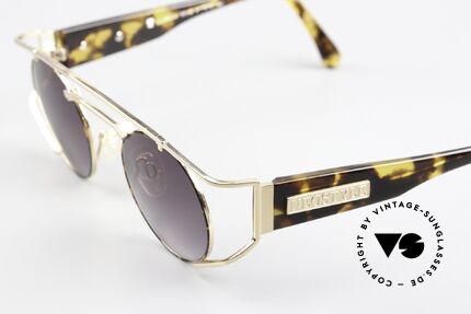 Neostyle Superstar 1 Steampunk Vintage Shades, metal parts are costly gold-plated (80's standard), Made for Men and Women