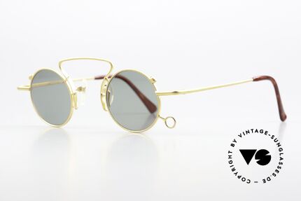 Kansai Yamamoto KY027E Crazy Round 90's Shades, durable top-notch quality (very pleasant to wear), Made for Men and Women