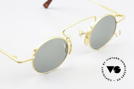 Kansai Yamamoto KY027E Crazy Round 90's Shades, NO retro frame, but a 30 years old unique rarity, Made for Men and Women