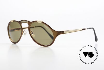 Bugatti 13169 Limited Rare Luxury 90's Shades, ultra rare bronze-metallic varnish, collector's item, Made for Men