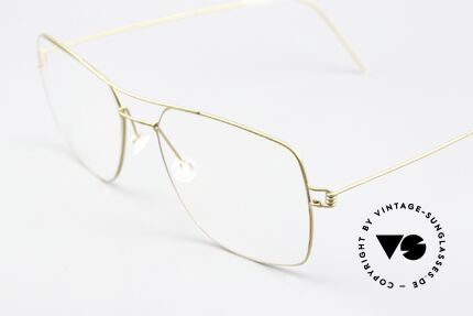 Lindberg Joshua Air Titan Rim Square Aviator Glasses, high-end, stylish & really innovative: grade 'vintage', Made for Men