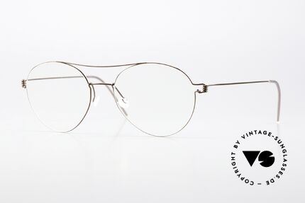 Lindberg Nomi 51 Air Titan Rim Feminine Aviator Frame Details