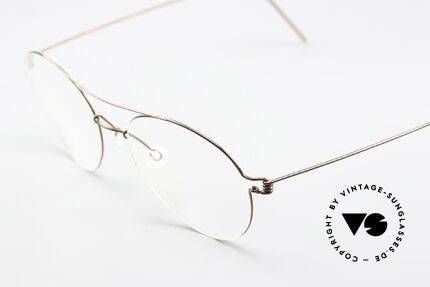 Lindberg Nomi 51 Air Titan Rim Feminine Aviator Frame, extremely strong, resilient and flexible (and 3g only!), Made for Women