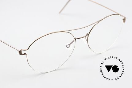 Lindberg Nomi 51 Air Titan Rim Feminine Aviator Frame, simple & strong frame: free from screws, rivets & welds, Made for Women