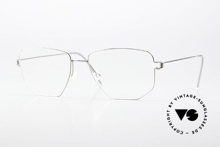 Lindberg Selim Air Titan Rim Square Frame Silver Unisex Details