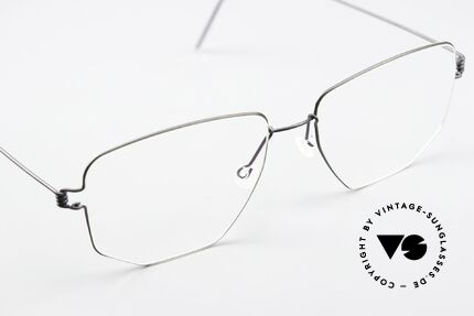 Lindberg Selim Air Titan Rim Square Frame Matt Black, titanium frame is made for (optical) lenses of any kind, Made for Men and Women