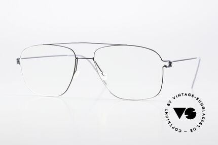 Lindberg Mikkel Air Titan Rim Men's Frame Square Pilot Details