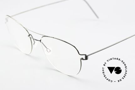 Lindberg Ole Air Titan Rim Round Aviator Design, high-end, stylish & really innovative: grade 'vintage', Made for Men and Women