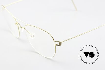 Lindberg Ole Air Titan Rim Round Pilot Design Unisex, high-end, stylish & really innovative: grade 'vintage', Made for Men and Women