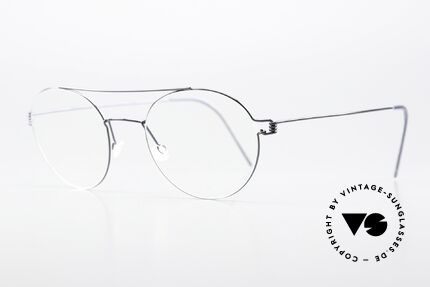 Lindberg Bruce 50 Air Titan Rim Polished Titanium Frame, in L size 50-21 (unisex); with 145mm temple length, Made for Men and Women