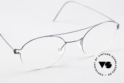 Lindberg Bruce 50 Air Titan Rim Polished Titanium Frame, orig. Lindberg DEMO lenses can be replaced optionally, Made for Men and Women