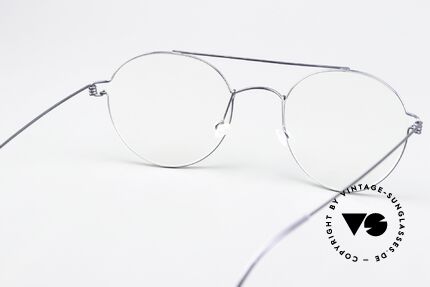 Lindberg Bruce 50 Air Titan Rim Polished Titanium Frame, Size: medium, Made for Men and Women