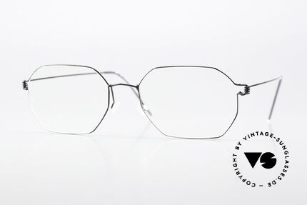 Lindberg Jeppe Air Titan Rim Square Frame Black Polished Details