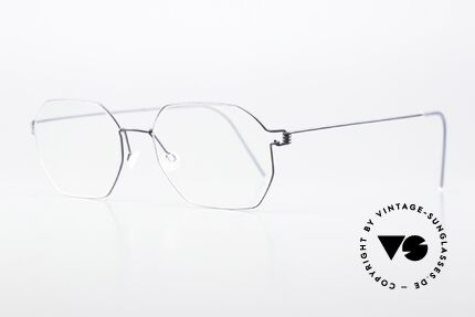 Lindberg Jeppe Air Titan Rim Square Frame Matt Gray, striking designer eyeglasses for ladies and gentlemen, Made for Men and Women